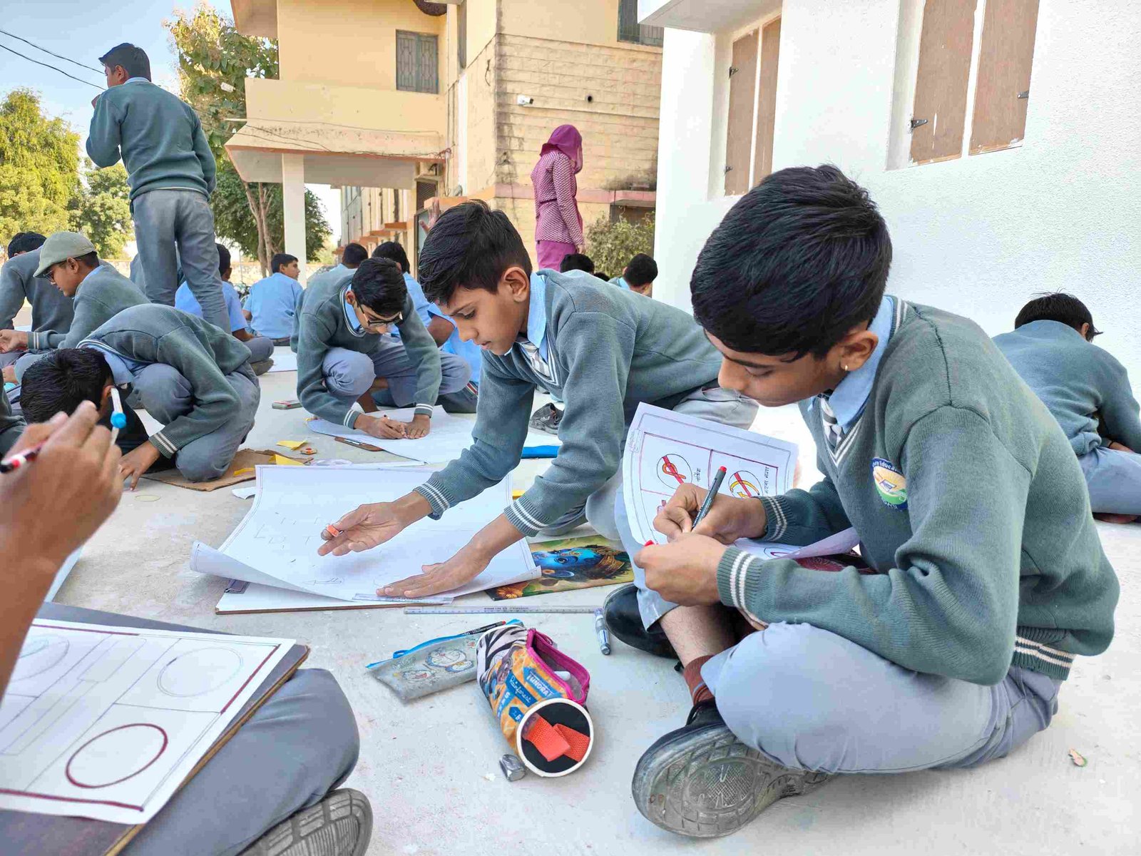 Creative activities at school